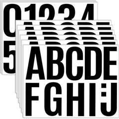 24 Sheets Letter Stickers Bulletin Board Letters Large 4 Inch Vinyl Alphabet Sti