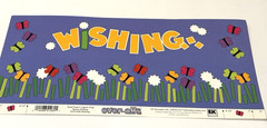 EK Success Scrapbook Title Over-all Wishing Butterfly Insect Flower Floral NEW