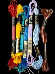 Huge Lot DMC Cross Stitch Floss Great Color Variety Some Metallic 545+ (2.6lbs)