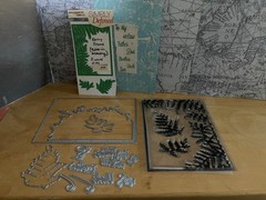 2) Simply Defined Metal dies and stamps: Rainbow, Gate, Window and Ferny frames