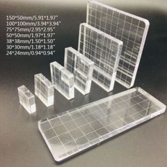 7pcs High Transparency Acrylic Block DIY Seal Stamp Scrapbooking Album