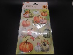 9pc Pumpkin Stickers