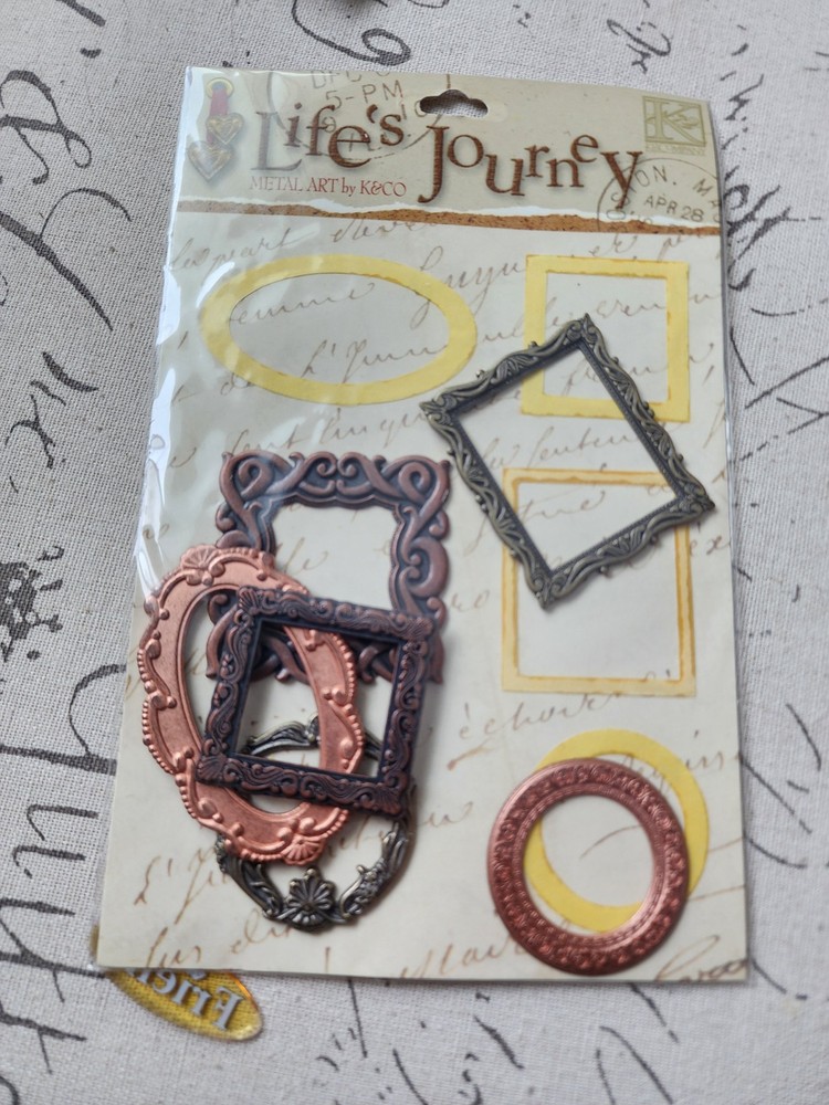 K&Co Life’s Journey Metal Mini Picture frames pack