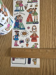 Vintage Penny Black Stickeroos Best Friends Sticker ROLL, Stickers Friendship