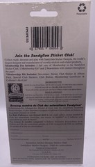 1984 Vintage Sandylion Mother of Pearl Mini numbers sticker sheet NIP 1 Sheet