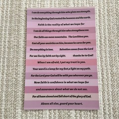 Christian Bible Verse Stickers, Inspirational Faith Religious Quote Set 4 Sheets