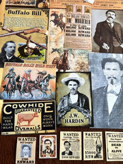 #780 – RARE WILD WEST GUNFIGHTER GAMBLER LAWMEN OUTLAW JUNK JOURNAL KIT 100+ PCS