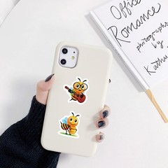 500Pcs Bee Sticker for Teens, 1 Inch Round Seals from Adhesive Paper, Honey B…