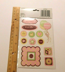 Keepsake Essentials Stickers Lot 2 Sheets Package ~Beautiful Girl~Creativity Inc