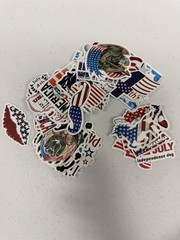 Patriotic USA Sticker Pack America Red White And Blue Various Designs