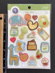 7 Pks BABY BOY Stickers — Trains Transportation Baby Objects Firetruck Police