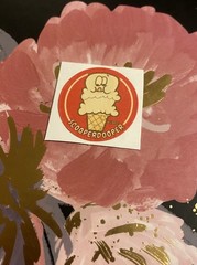 WW Small Scratch N Sniff Sticker Mod Vanilla Cone Scent
