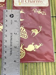 5 Pks Lil Charms American Traditional Designs Scrapbook Embellishments Halloween