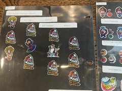 80’s Sticker Sample Pages Slicker Stickers Prisms Clowns Christmas Butterflies