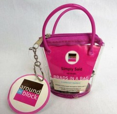 Simply Said Brads in Bag 42 Pieces 9 Designs Love U Heart Fly Give Memories New