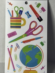 Happy Planner 518 Sticker book 30 Sheets School Abstract Teacher Classroom