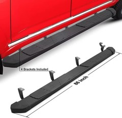 6.5″ Running Boards Compatible with 2022-2025 Toyota Tundra Crewmax Cab(4 Ful…