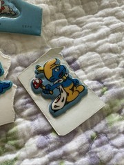 Lot Of Vintage 1980s Puffy Muppets Smurfs Stickers