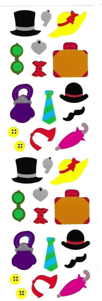 Mrs. Grossman’s Whimsical sticker sheets 6.5″ X 2″