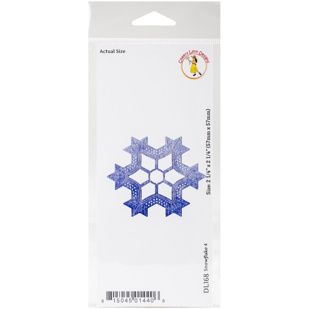 Cheery Lynn Designs Steel Craft Die SNOWFLAKE FOUR #168