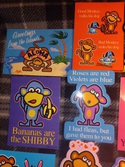 Vintage «Monkey Shine» Vending Machine Stickers – 2006 Full set 15