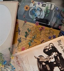Junk Journal, Scrapbook, Mixed Media Art Supplies Mystery Kit pack- 40 piece