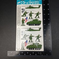 Frances Meyer Stickers Military 2110-015 New 1 Sheet 2 Modules Army Marines USAF