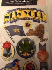 Sticko New York The Empire State Stickers -11 Pcs NEW!