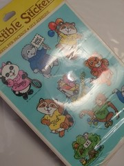 Hallmark 1982 Vtg Collectable Shirt Tales Stickers Animals Sealed