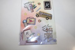 American Traditional Designs Elevations Dimensional Stickers School Days Classic