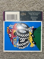 Vintage SEALED 6 Sheets 1991 Hallmark LARGE Stickers Yellow Red MONSTER TRUCKS