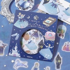 BGM Planner Sticker Foil Stamped Flake Seal Fairy Tale – Cinderella