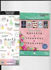 SCRAPBOOKING GROUP OF SHEETS AND STICKERS ONE