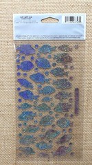 Sticko Metallic FUNKY FISH SP-MT-44 Sparkle Glitter Stickers