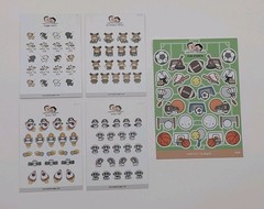 Mixed Lot 19 Hubman And Chubgirl Stickers Pin Post Cards Box Vinyl Die Cuts