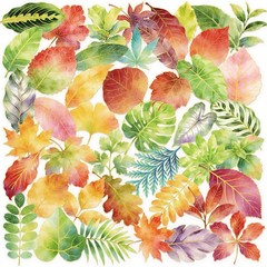 50 Pcs Gold Foil Leaf Stickers PET Transparent Waterproof Decals for Journal Pho