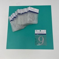 Lot of Rhinestone Letters & Numbers Adhesive Craft Variety
