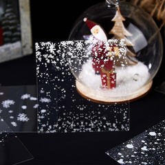 Alideco 120pcs Scrapbook Stickers Vintage Winter Snow Scene Snowflakes Scrapb…
