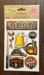Crafter’s Square Pop Up Scrapbook Stickers – Friends