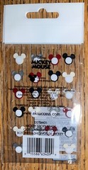 Disney Ek Success Black Red White Gray Mickey Mouse Icons Heads Ears Stickers 3D