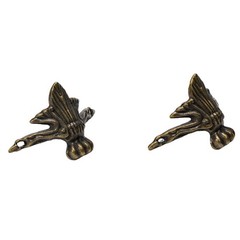 Home Corner Protector Box Decorative Zinc Alloy 42x30mm Antique Bronze