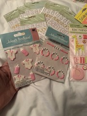 Baby Girl Scrapbook Sticker Lot K&Company Jolee’s Stickopotamus Embellishments