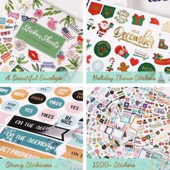 Planner Stickers – Monthly Planner Stickers and Accessories 25 Pages 1500+ St…