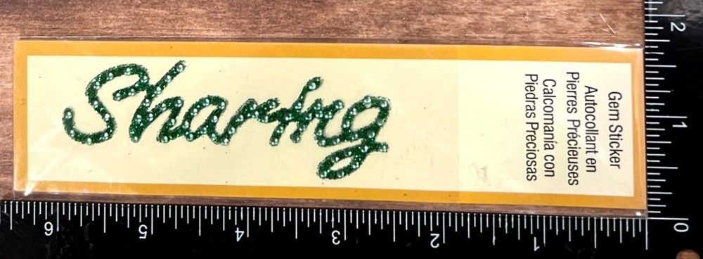 Intl Greetings Glitter/Gem Sticker Autumn/Fall Theme Sharing Embellishment