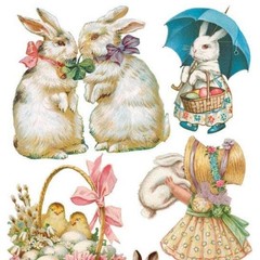 Violette Stickers – Easter Party – 1 Spring Celebration Sticker Sheet – Crafts