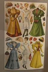 Punch Studios Gifted Line Stickers Victorian Paper Dolls Dress the Ladies New