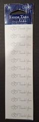 Thank You Favors in Silver-36 Count by Gartner Studios