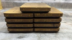 Ellison 4” Block Numbers DieCuts Lot Of (9) 5”X6”