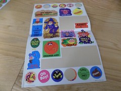 Vintage 80s NEW Stickers Troll Associates Reading Book Club School Christmas