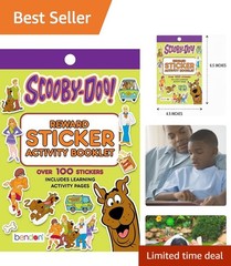 Creative Fun with Scooby Doo 4″ x 6″ Stickers & Coloring Pad – 100+ Stickers